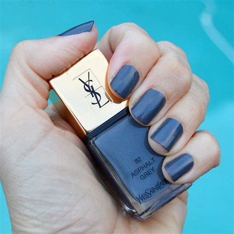 ysl nagellack asphaltgrau|saint laurent nagellack kaufen.